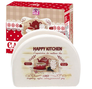 3662-11 Серветниця "Happy Kitchen" (довжина-10см, h-8см) - фото