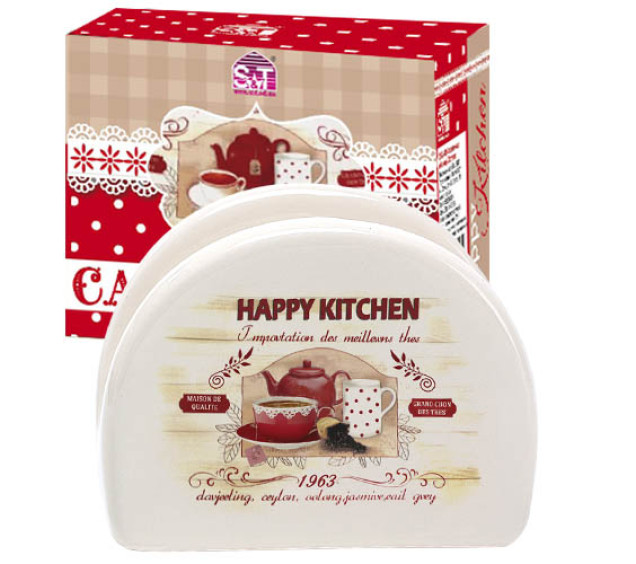 3662-11 Серветниця "Happy Kitchen" (довжина-10см, h-8см) - фото