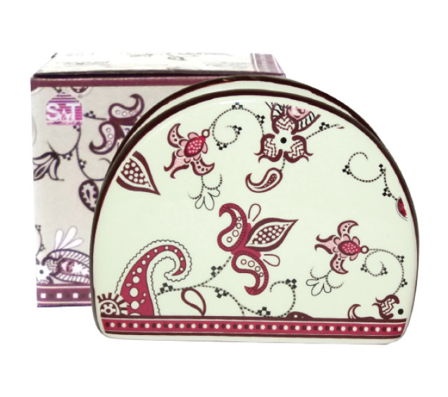 3662-15 Серветниця "Орнамент" (довжина-10см, h-8см) - фото