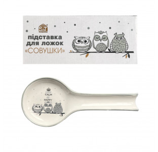 3663-18 Підставка для ложок "Совушки" - фото