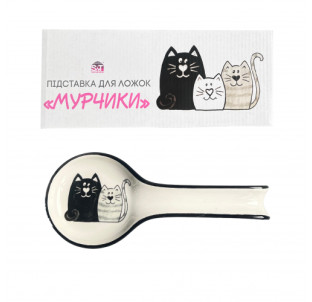 3663-19 Підставка  для ложок "Мурчики" - фото
