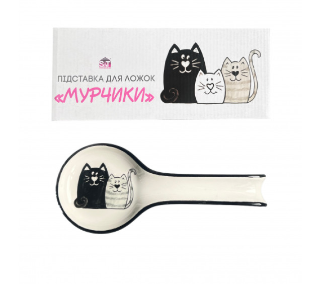 3663-19 Підставка  для ложок "Мурчики" - фото