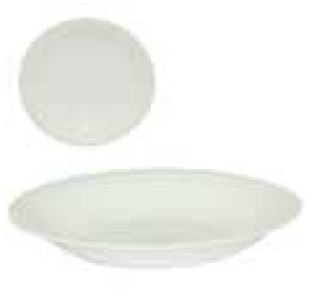 40010-02 Тарілка біла суп 8,5' А2 - фото