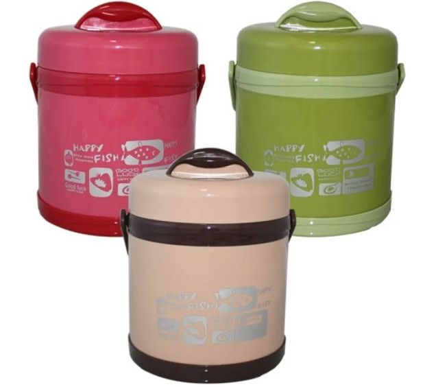 40122 Термос харчовий 1,5л; 660мл; 490мл (20х15,5см) - фото