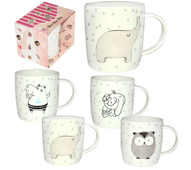 4160-26 Чашка Мі-Мі-Мі в подар.упаковці 360мл - фото