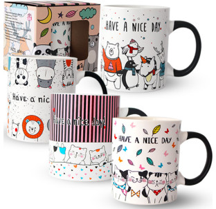 4160-43 Чашка 320мл Best day (матова) - фото