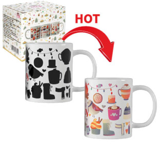 4160-5 Чашка 400мл Хвилинка кави - фото