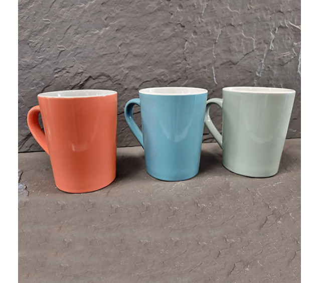 4165-07 Чашка мікс 400мл варіант від 1 до 6 кол. - фото