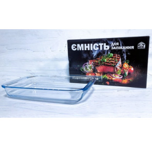 50010-01 Ємність для запікання прямокутна 26х15х4,5 - фото