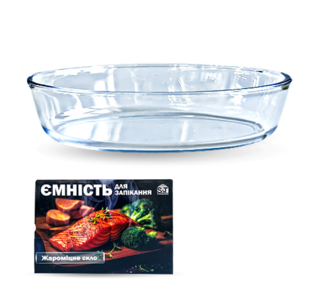 50011-04 Ємність для запікання овальна 2,8 л 35х24х6 - фото