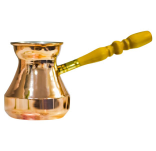 50085 Турка цільнокатана зі знімною ручкою мідь 300мл - фото