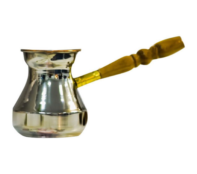 50086 Турка цільнокатана зі знімною ручкою чорний нікель 300мл - фото