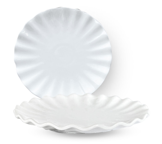 503570 Тарілка 8' хв.край (дрібна хвиля) - фото