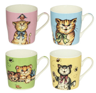 5061 Чашка Веселі коти 280мл - фото