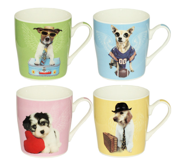 5062 Чашка Кумедні цуценята 280мл - фото