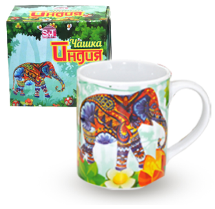 5125 Чашка дитяча Індія 250мл - фото