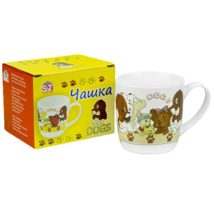 5127 Чашка Грайливі цуценята 240мл - фото