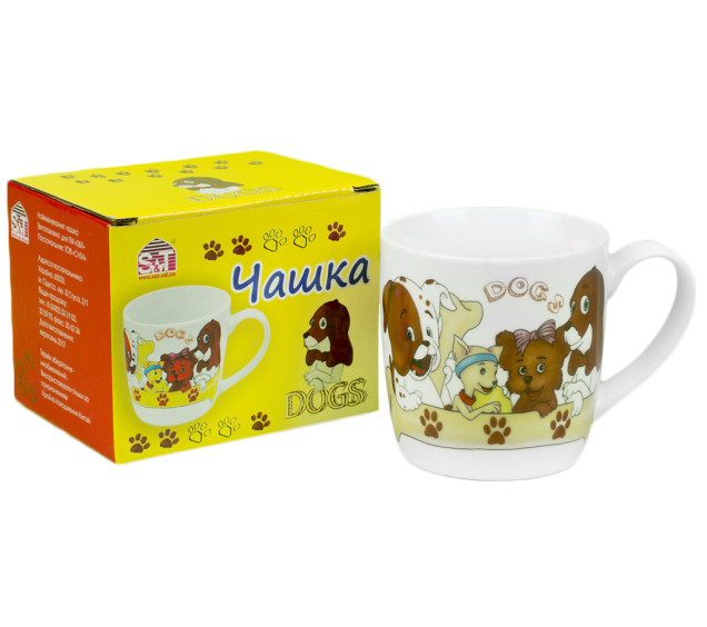 5127 Чашка Грайливі цуценята 240мл - фото