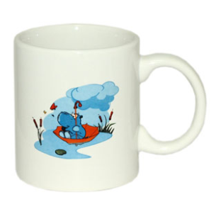 516-03-230 Чашка Бегемотик 230мл - фото