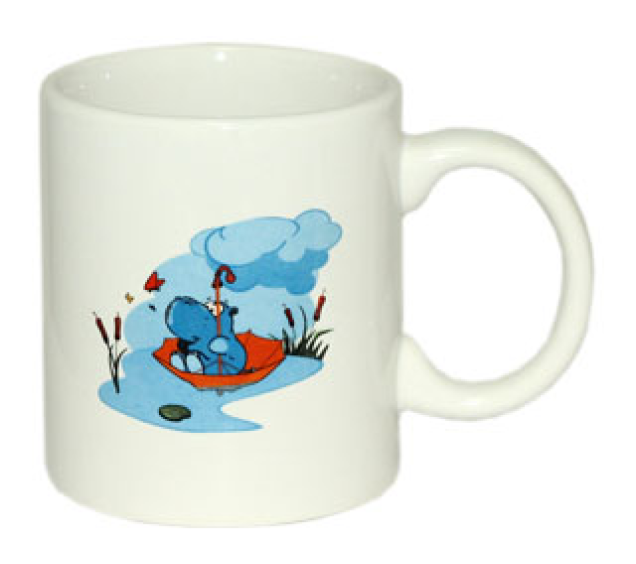 516-03-230 Чашка Бегемотик 230мл - фото