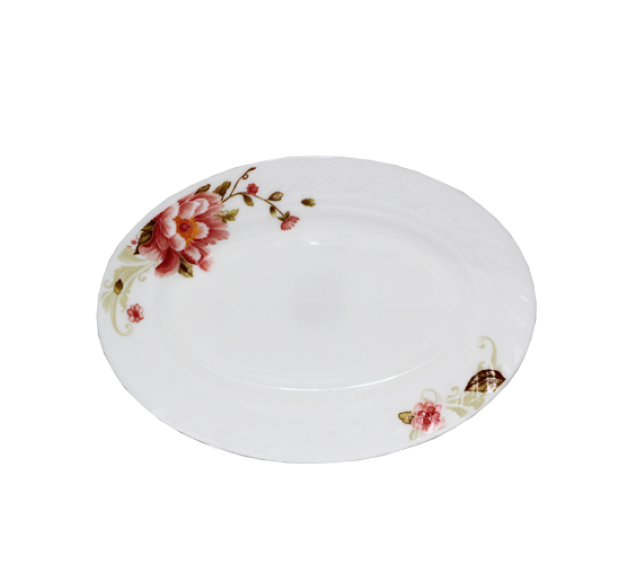558-11 Блюдо овал 10' Польова квітка 280 - фото