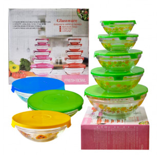 6015 Набір ємностей 5пр. Мікс (140,240,360,500,880мл) - фото