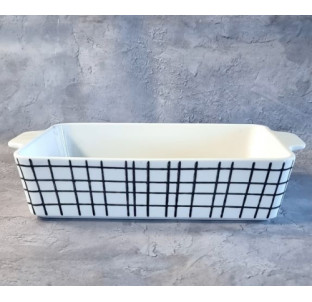 60961-00 Форма для запікання з ручками 26,5*20*6,5см (варіант) - фото