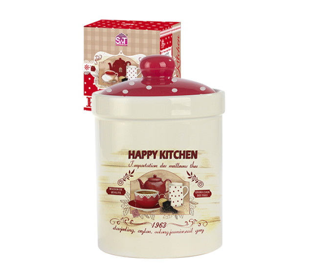 6922-11 Ємність для сипучих продуктів 700мл "Happy Kitchen" (16) - фото