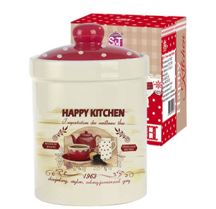6923-11 Ємність для сипучих продуктів 990мл "Happy Kitchen"(16) - фото