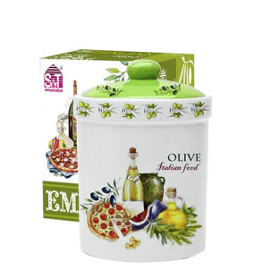 6923-13 Ємність для сипучих продуктів 990мл "Італійські страви"(16) - фото