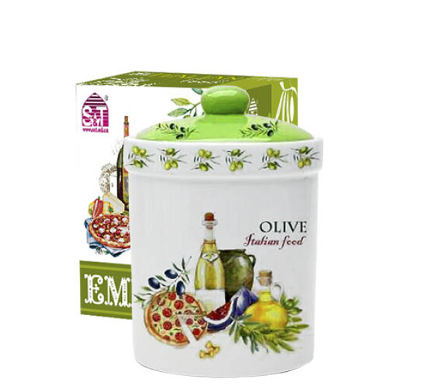 6923-13 Ємність для сипучих продуктів 990мл "Італійські страви"(16) - фото