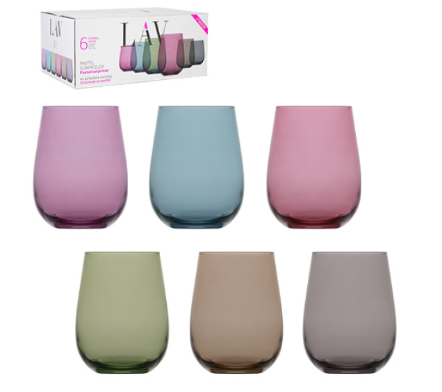 7-015 Набір склянок 6шт. Модерн 470мл - фото