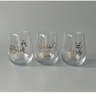 7-031 Набір склянок 3шт Свято 475мл - фото