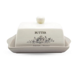 700-02-11/1 Масельничка "Розарій" (розмір:20Х13; h-10,4)(без подарункової упаковки) - фото