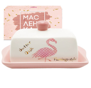 700-02-13 Масельничка "Фламінго" (розмір:20Х13; h-10,4) - фото