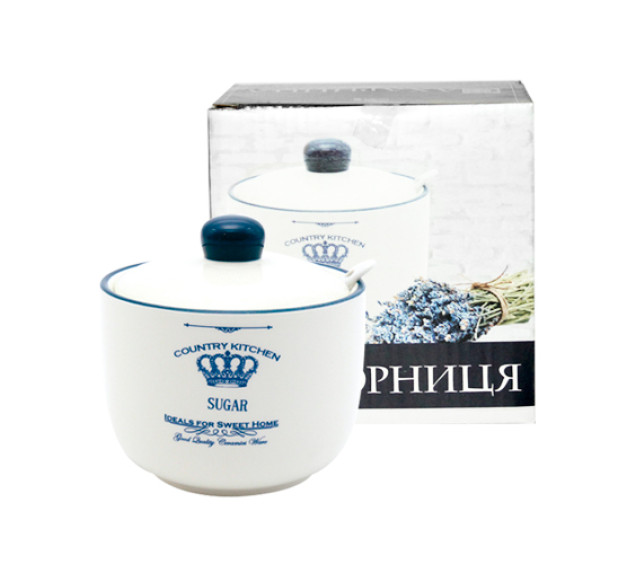 700-03-12 Цукорниця з ложкою 520мл "Імперія" (48) - фото