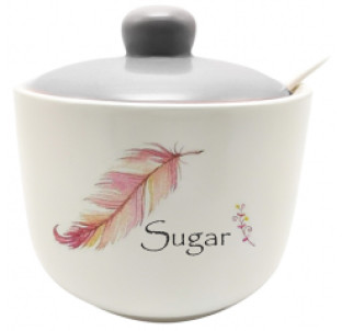 700-03-14 Цукорниця з ложкою 520мл "Флай" (48) - фото