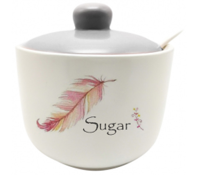 700-03-14 Цукорниця з ложкою 520мл "Флай" (48) - фото