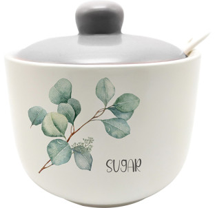 700-03-16 Цукорниця з ложкою 520мл "Флора" - фото