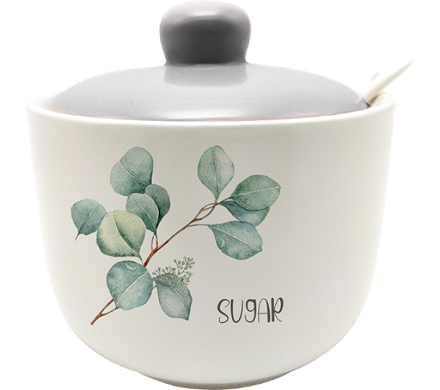 700-03-16 Цукорниця з ложкою 520мл "Флора" - фото