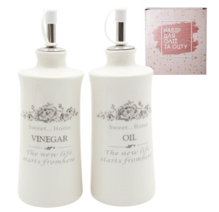 700-07-11 Набір 2пр пляшки для олії/оцту "Розарій" 320мл - фото