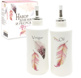 700-07-14 Набір 2пр пляшки для олії/оцту "Флай" 320мл - фото