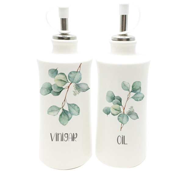 700-07-16 Набір 2пр пляшки для олії/оцту "Флора" 320мл - фото