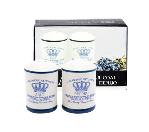 700-08-12 Набір для солі та перцю "Імперія" 4,5*7см (24) - фото