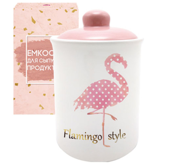 700-10-13 Ємність для сипучих продуктів 700мл "Фламінго" - фото