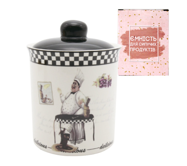 700-11-10 Ємність для сипучих продуктів 700мл "Гурман" - фото