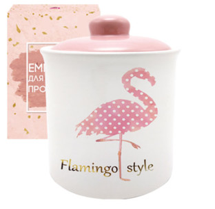 700-11-13 Ємність для сипучих продуктів 520мл "Фламінго" - фото