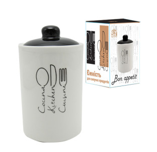 700-11-17 Ємність для сипучих продуктів 700мл "Bon appetit" - фото