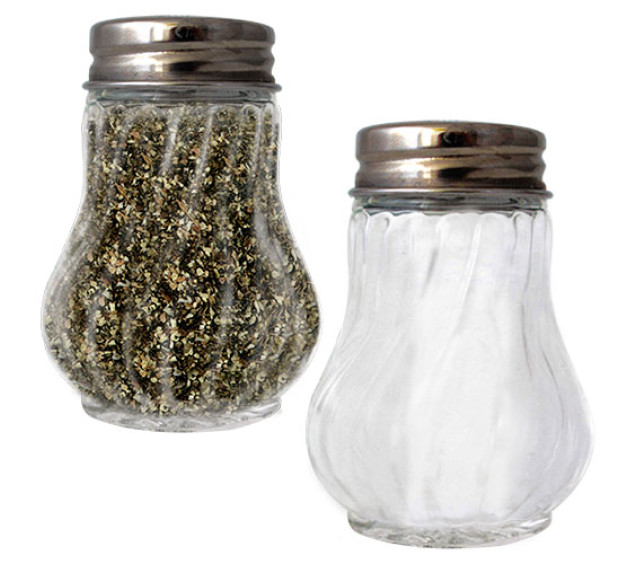 7001-03 Ємність для солі і перцю (прозора без деколі) 50мл - фото