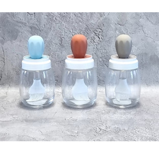 701-18 Ємність для олії з пензликом 300мл - фото